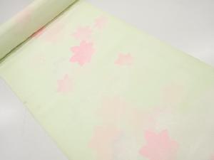 アンティーク　竜田川模様　長襦袢地反物